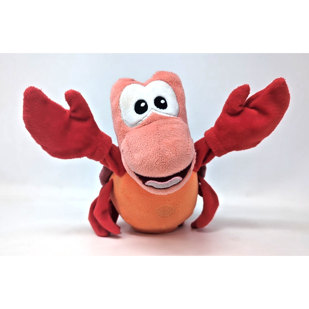Disney Little Mermaid's Sebastian Electronic Plush Works Sing & Dance Crab WORKS